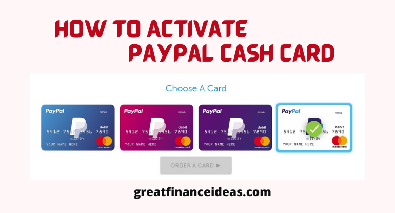 Activate PayPal Cash Card