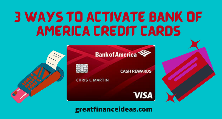 BofA credit card activation
