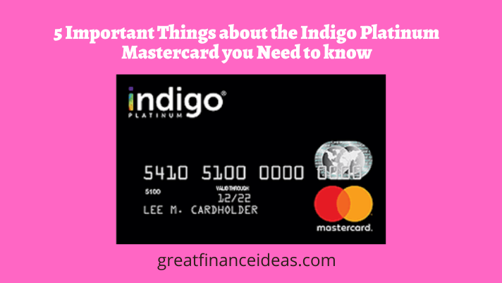 indigo platinum mastercard press release