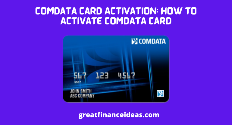 How to Activate Comdata Card